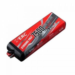 SUNPADOW ERC Lipo Battery 7500mAh 2S1P 7.4V 90C (#ERC7500)Deans,TRX