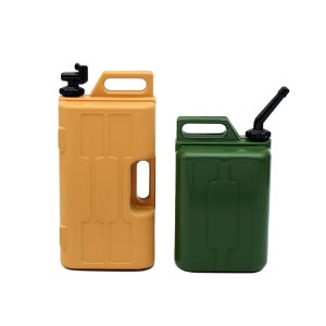 [R30074]1/10 scale accessory fuel tank &amp; water jug (Green&amp;Yellow)