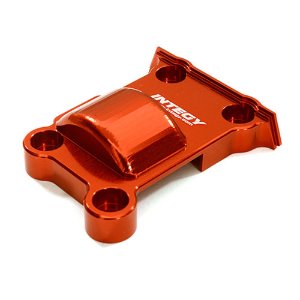 [#C27465RED] Billet Machined Rear Lower Gear Cover for Traxxas (7787) X-Maxx 4X4 (Red)