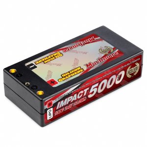 [MLSG-ST5000FD4] IMPACT [Silicon Graphene] FD4 LI-Po Battery 5000mAh/7.4V 130C Shorty Flat Hard Case