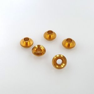 [103398]Aluminum Servo Washer (Gold) for Futaba, Hitech, KO &amp; Xpert (5)