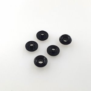 [103394]Aluminum Servo Washer (Black) for Futaba, Hitech, KO &amp; Xpert (5)
