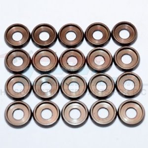 [#B30OD80TK06-OC] Spring Steel Id:3.0mm Ring , Od:8.0mm , Thk:0.6mm Button Flanged Washer -20pc