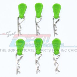 [][#BCM005-G] Body Clips + Silicone Mount for 1/5 to 1/8 Models