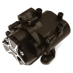 [#C28486BLACK] Billet Machined Alloy Center Gearbox for Traxxas TRX-4 Scale &amp; Trail Crawler (Black)