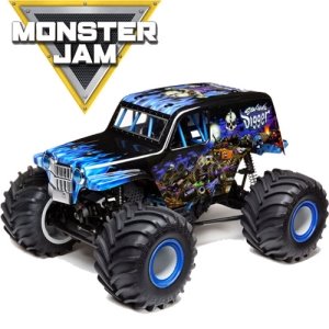 [LOS04021T2] LOSI 1/10 LMT 4WD Solid Axle Monster Truck RTR, Grave Digger