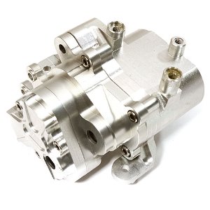 [#C28486SILVER] Billet Machined Alloy Center Gearbox for Traxxas TRX-4 Scale &amp; Trail Crawler (Silver)