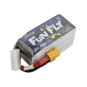 [최신형]Tattu FunFly 1300mAh 100C 22.2V 6S1P lipo battery pack with XT60 Plug