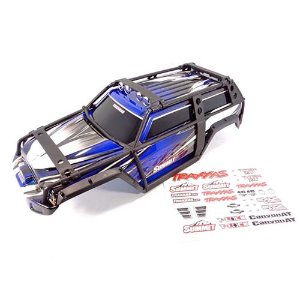 1/10 Summit Painted Body Shell w/ExoCage &amp; Decal Sheet (Blue)