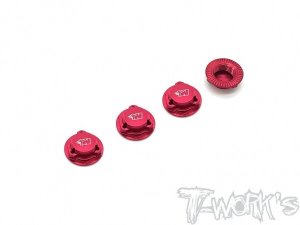 Light Weight Self-Locking Wheel Nut With Cover P1 ( Red ) (#TO-306R)
