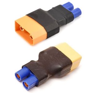 [#BM0227] One Piece Connector Adapter - XT90 Male To EC3 Female