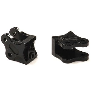 [#C23937BLACK] Billet Machined Alloy Type II Lower Suspension Link Mounts for Axial Wraith 2.2