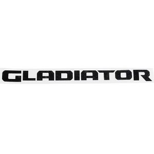 [#VVV-C1134] Gladiator Rear Logo Decal for Axial 1/10 SCX10 III Jeep JT Gladiator