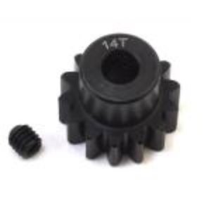 [C10133]5mm Shaft (Mod 1.0) 14T Steel Pinion Gear