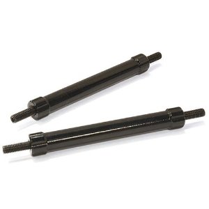 [#C26680BLACK] Billet Machined 40mm Aluminum Linkages (2) M3 Threaded for 1/10 Scale Crawler