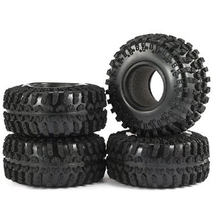 [4개] 2.2&quot; Rock Crawler Truck Rubber Tire Set w/Inner Foam for Tamiya Bruiser Series : AX-3021