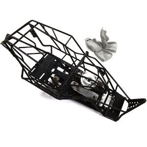 [#C29332] Steel Roll Cage Body w/ Main Gearbox &amp; Motor for Axial 1/10 Wraith 2.2 &amp; RR10