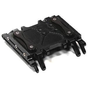 [#C24524BLACK] Billet Machined T2 Tube Frame Skid Plate for Axial Wraith 2.2
