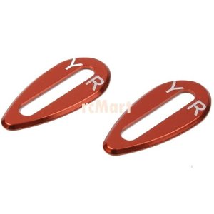 [#YA-0278RD] Aluminum Body Wing Protector (Red) (2pcs) for On Road Bodies