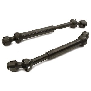 [#C28346] Billet Machined Steel Center Drive Shafts for Axial 1/10 Wraith 2.2 Rock Racer