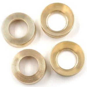 [#XS-AX0048] Brass Wheel Weights 4pcs For Axial SCX24