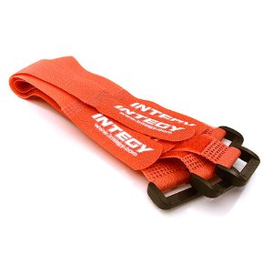 [#C27936RED] 20x250mm Battery Strap (4) for RC Car, Boat, Helicopter &amp; Airplane