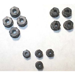 [#70842] [8개] 8-32 or M4 Nylon Nuts (Black)