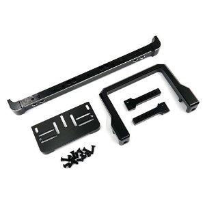 [#XS-TX28124] Aluminum Front Bumper w/ Winch Plate For Traxxas TRX-4 Defender Body