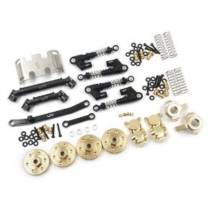 [#AXSC-S05] Metal Upgrade Parts Set For Axial SCX24 C10 Jeep 133.7mm Wheelbase