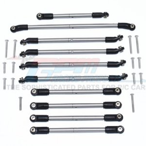 [#CP160S-OC-BEBK] Stainless Steel Adjustable Tie Rods (for Axial Capra)