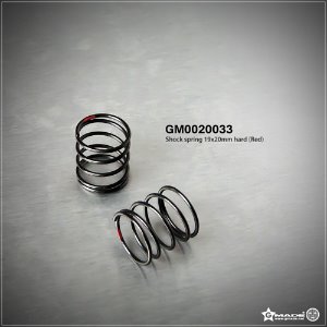 [GM0020033]Gmade Shock Spring 19x20mm Hard Red (2)
