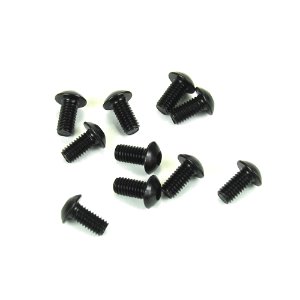TKR1401 M3x6mm Button Head Screws (black 10pcs)