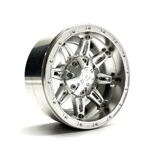 [][R30230]2.2 CN06 Aluminum beadlock wheels (Silver) (4)