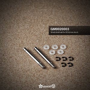 [GM0020003]Gmade Shock shaft set for XD 62mm shock(2)