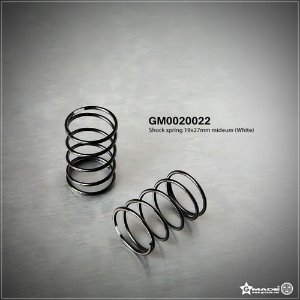 [GM0020022]Gmade Shock Spring 19x27mm Medium White (2)