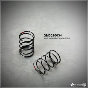 [GM0020034]Gmade Shock Spring 19x27mm Hard Red (2)