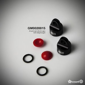 [GM0020015]Gmade Aluminum XD Shock Caps with Diaphragms (2)