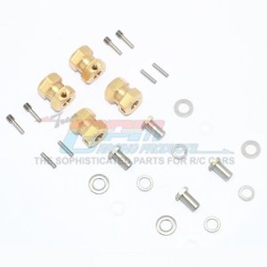 [#RR010X/1215-OC] Brass Wheel Hex Adapters 15mm (for RR10)
