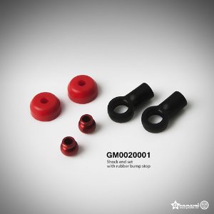 [GM0020001]Gmade Shock End Set with Rubber Bump Stop(2)
