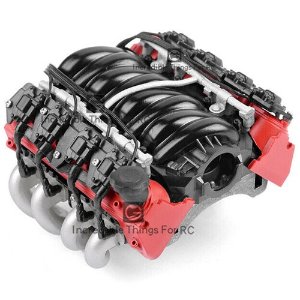 [#GRC/G153R] LS7 Simulated V8 Engine/ Motor Heat Sink Cooling Fan for 36mm Motor (Red)