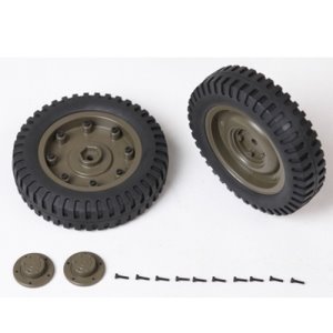 [C1003] 1:6 1941 MB SCALER REAR WHEELS ASSEMBLY (1 Pair)