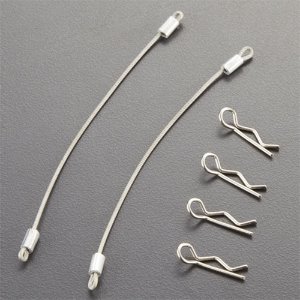 [#KB48273] Body Clips - Body Rope 120mm w/Clip Set / Body Pin (Metal)