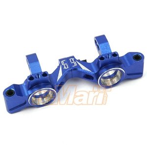 [#TEC4-005DB] Aluminum Rear Hub Knuckle Arm Set Blue For Traxxas Ford GT 4 Tec 2.0