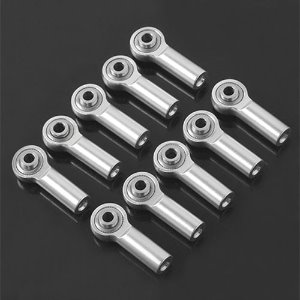 [#Z-S1638] [10개] M3 Medium Straight Aluminum Rod Ends (Silver) (볼 M3｜로드 M3｜길이 24mm)