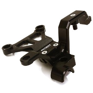 [#C28146BLACK] Billet Machined Steering Bell Crank Support for Traxxas X-Maxx 4X4 (Black)
