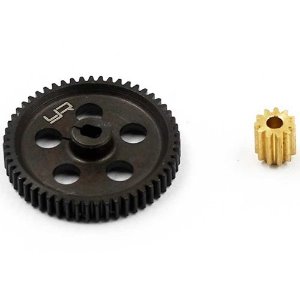 [#AXSC-074] Steel 55T Spur Gear w/ 11T Pinion For Axial SCX24