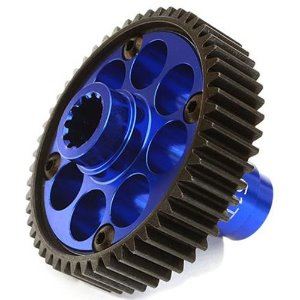 [#C27983BLUE] Alloy Machined Metal Transmission Output Gear 51T for Traxxas X-Maxx 4X4