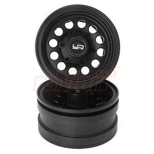 [#WL-0120BK] [2개] 1.55 Aluminum CNC 12 Spoke Beadlock Wheel Black Ver 2