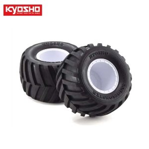 [KYEZTH001WS]GluedTire＆Wheel(FZ-02L-BT/W/Soft/2pcs) 12mm HEX
