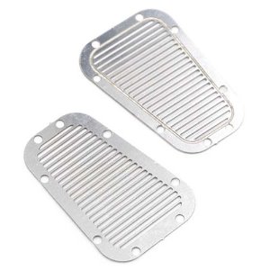 [#TRX4-021] Stainless Steel Front Hood Vent Plate for Traxxas TRX-4 (Yeah Racing TRX4-020 별매)